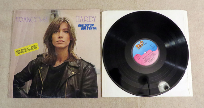 FRANCOISE HARDY: Quelqu'un Qui S'en Va LP (1983 Italia)
