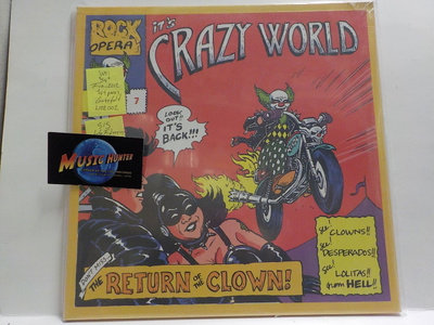 CRAZY WORLD - THE RETURN OF THE CLOWN UUSI 2LP