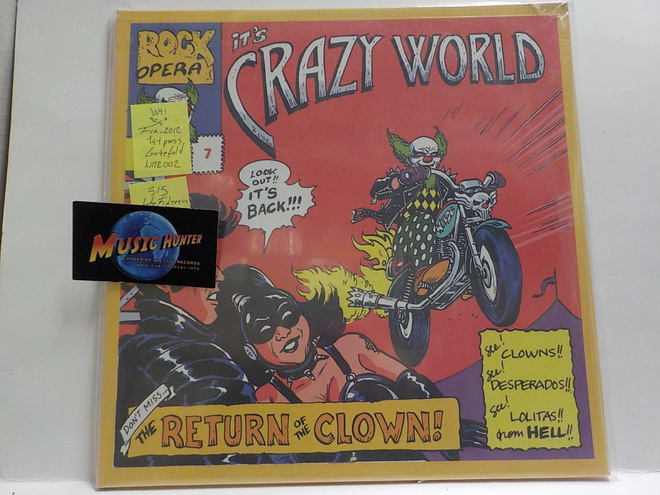 CRAZY WORLD - THE RETURN OF THE CLOWN UUSI 2LP