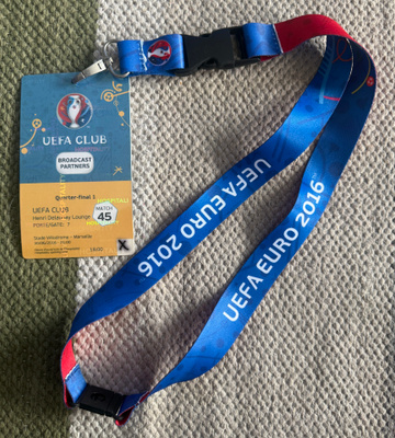 AVAINNAUHA / LANYARD - UEFA EURO 2016 QF1 / 30.6.2016