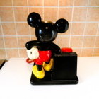 * NÄYTTÄVÄ 90-LUVUN DISNEY MIKKI FIGUURI / PUHELIN 36 cm * - pikkukuva 4