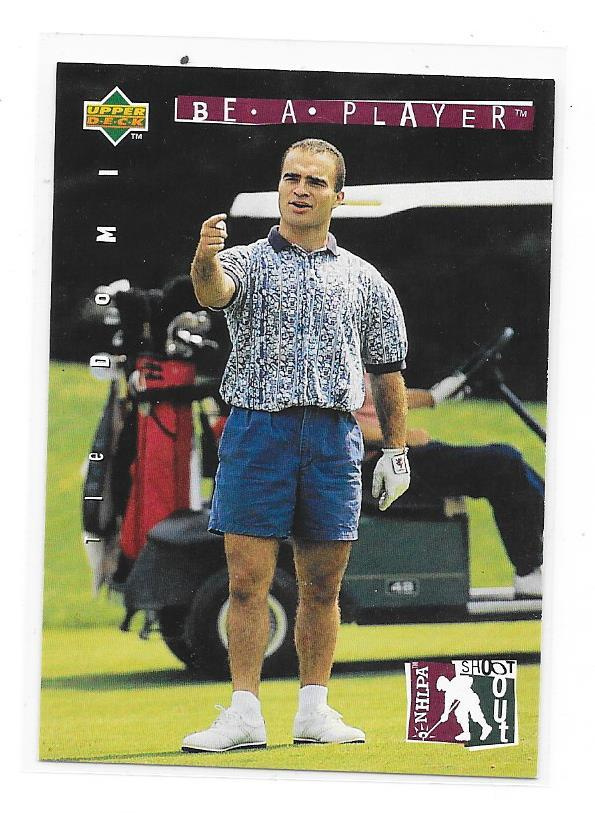 1994-95 Be A Player #R168 Tie Domi Winnipeg Jets gooni
