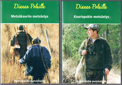 2 kpl METSÄSTYS-DVD:tä 50 SENTILLÄ!