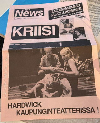Esko  Salminen nimikirjoitus HKT News -lehdessä