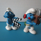 Vintage Schleich Smurffi figuurit, elokuvan tekijät, 2kpl - pikkukuva 4