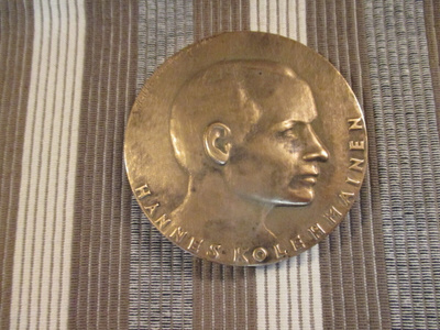 Hannes Kolehmainen mitali 1969 /Heikki Konttinen 1969.