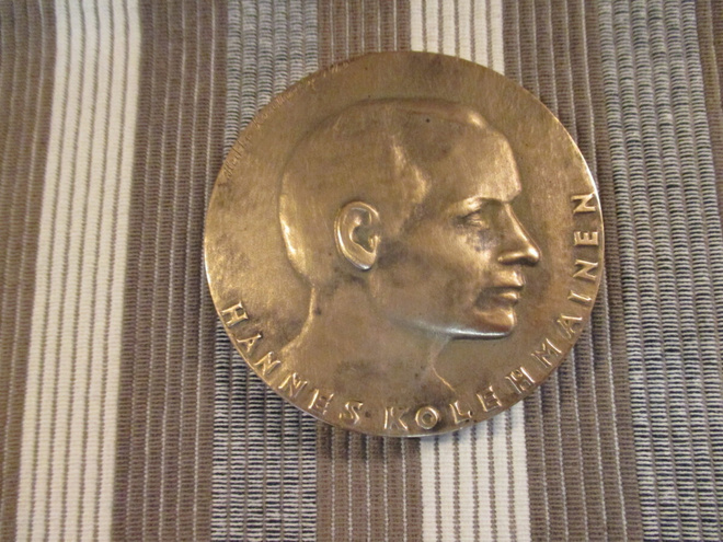 Hannes Kolehmainen mitali 1969 /Heikki Konttinen 1969.