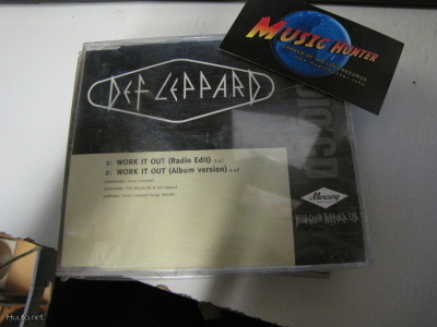 DEF LEPPARD - WORK IT OUT PROMO CD SINGLE SLIM CASE