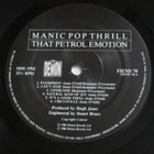 That Petrol Emotion:Manic Pop Thrill   LP   1986   Indie - pikkukuva 4