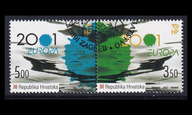 Kroatia 570-1p o Europa vesi (2001)