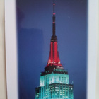 New York, Empire State Bulding, värivaloin koristeltuna ei p - pikkukuva 1