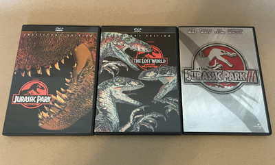 Jurassic Park-trilogia DVD