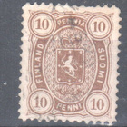 1882 Leimapaino 10p ruskea - pikkukuva 1