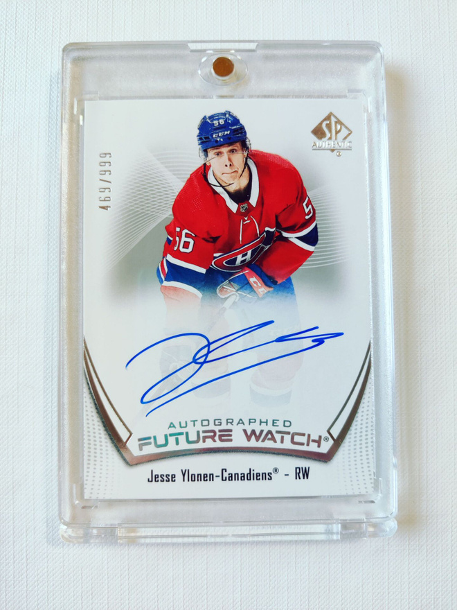Jesse Ylönen - 21-22 SP Autographed Future Watch /999