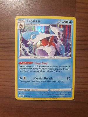 Pokemon Froslass 036/198 Holo Rare