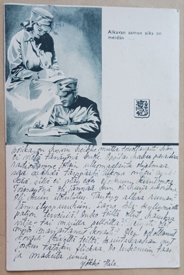 Lotta ja sotilas kirjoittavat kirjeitä, Kenttäpostia p. 1942