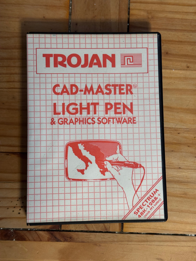Trojan CAD-Master Light Pen – ZX Spectrum, täydellinen