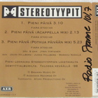 Stereotyypit • Pieni Päivä CD-Single - pikkukuva 2