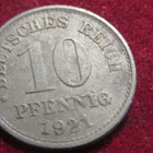 10 pfennig 1921. Saksan keisarikunta-Deutsches Reich - pikkukuva 1