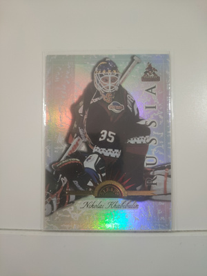 1997-98 Leaf Int. Stars Universal Ice #62 Nikolai Khabibulin