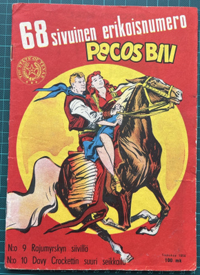 Pecos Bill 1956 erikoisnumero; no:t 9 - 10, 68 sivua.