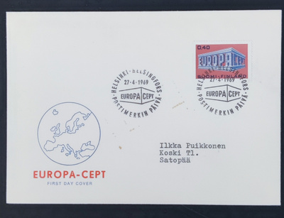 1969 FDC Europa CEPT