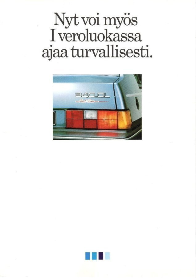 Volvo 340 1,3 DL -esite, 1989