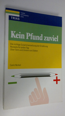 Karin Nickel : Kein Pfund zuviel : Die richtige Zusammens...
