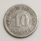 Saksa 10 Pfennig 1876F - pikkukuva 1
