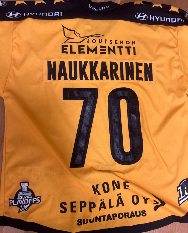 SaiPa Game Worn 2025-26 #70 Naukkarinen