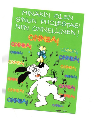 °°ONNEA!...MINÄKIN OLEN ...°°- KORTTI / Marleena Ansio