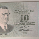 10 Markkaa 1963 Litt. A O9621352 - pikkukuva 1