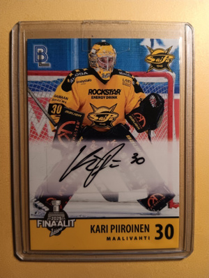 Kari Piiroinen Saipa 2024-25 Blueline Finaali Signature/10