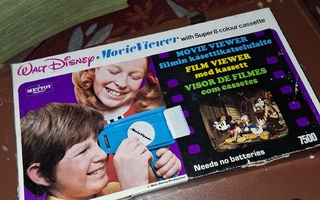 Vanha Walt Disney Movie Viewer katselulaite + 2 kasettia .