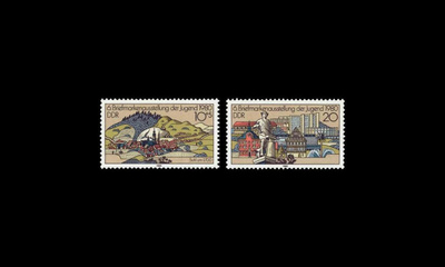 DDR 2532-3 ** Nuorisopostimerkkinäyttely (1980)