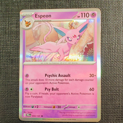 Espeon 033/131 Holo Rare Prismatic Evolutions