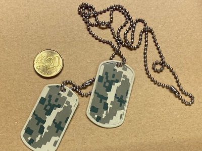 Digital Camo tunnuslaatat
