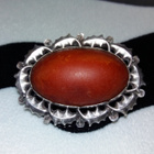 Antique honey egg amber Hopea riipus Ruotsalainen - pikkukuva 4