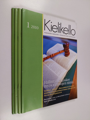 Kielikello : kielenhuollon tiedotuslehti 1-4/2010
