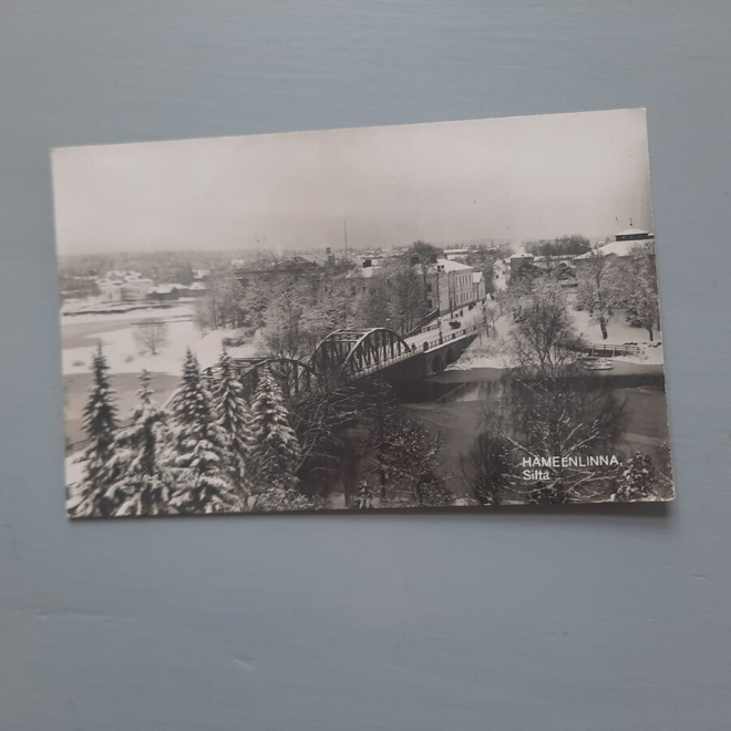 PK Hämeenlinna näkymä kaupunkiin, silta talvi k-34