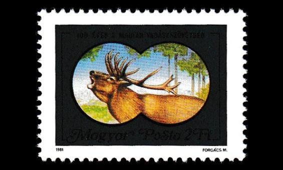 Unkari 3492 ** Metsästäjäliitto 100v (1981)