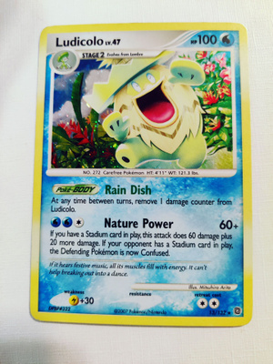 Ludicolo 13/132 Secret Wonders Holo Rare