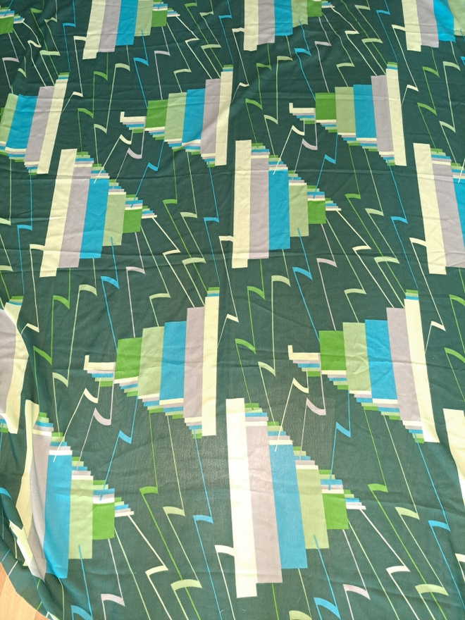 Ohut retro kangas 190x155cm
