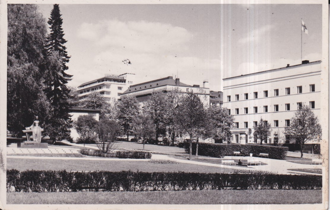 Jyväskylä. Kirkkopuisto . Albin Aaltonen   ,e115