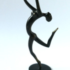 Richard Rohac Itävalta (1906-1956) patsas 10,2 cm - pronssi - pikkukuva 2