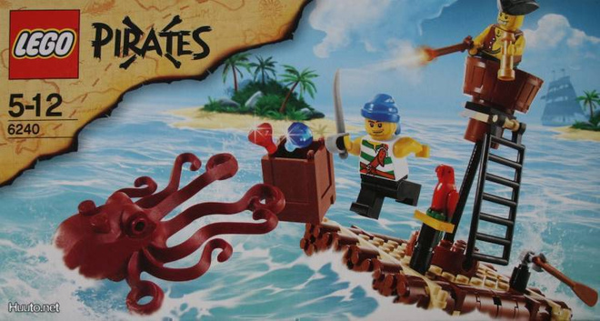 Lego Ohjekirja 6240 Kraken Attackin' ( Pirates )