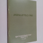 Jäsenluettelo 1985 : Ravitsemusterapeuttien yhdistys - pikkukuva 1