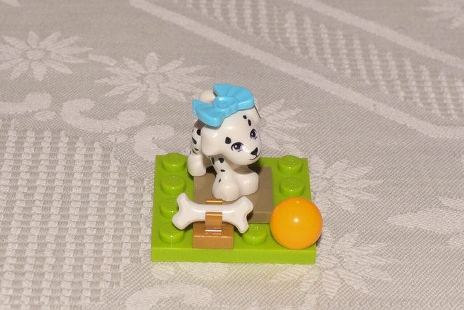 LEGO Friends - koira - (valkoinen, täplät)