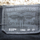 L E V I' S FARKUT 510, W27" x L27" mustat, SKINNY - pikkukuva 2