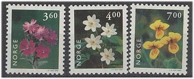 Kukkia Norja Mi 1303-5 ++